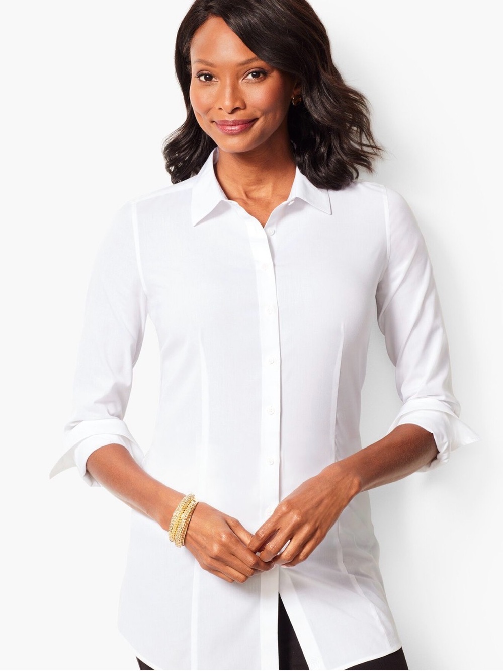 Talbots Long-Sleeve Button-Down Shirt